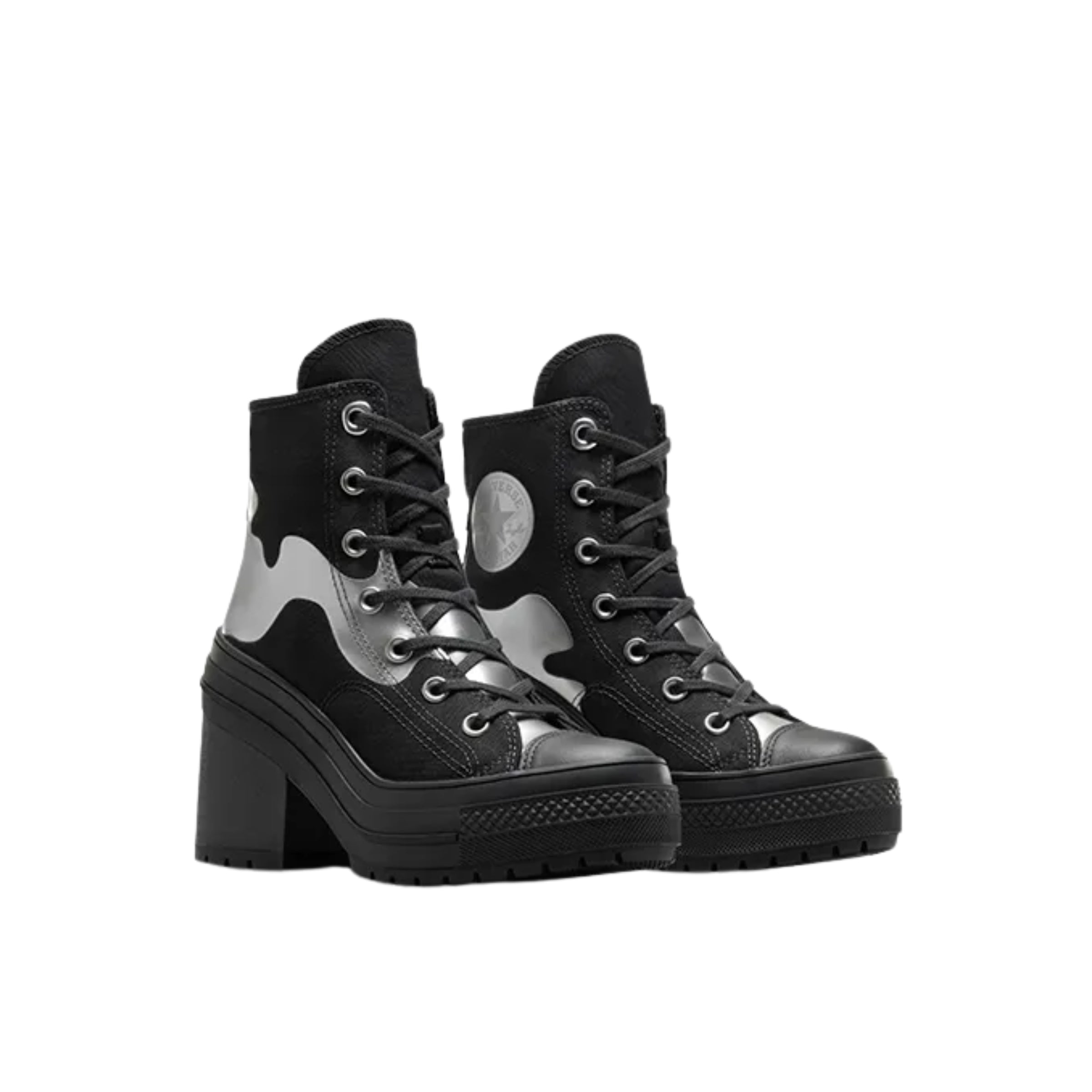 Converse Sneaker Chuck De Luxe Chromed Out Total Eclipse-Silver